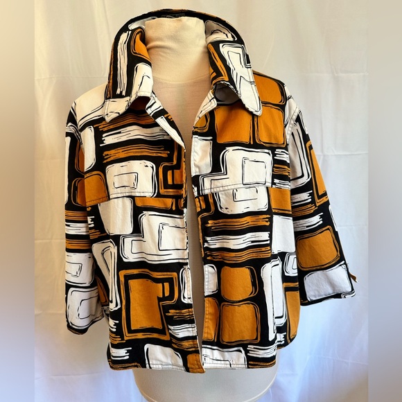Patrick Christopher Geometric Fun and Funky jacket XL - Picture 1 of 9
